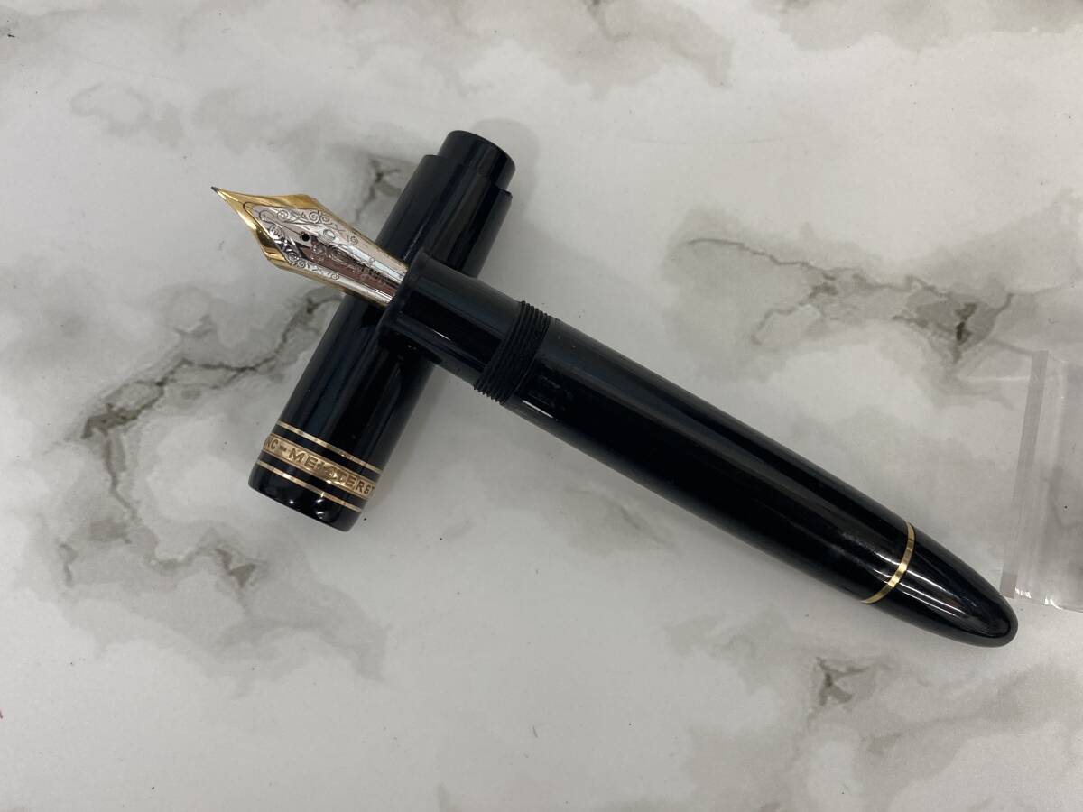 G◇万年筆 MONTBLANC モンブラン　マイスターシュテュック ペン先18K 750 No149 文房具 筆記用具_画像1