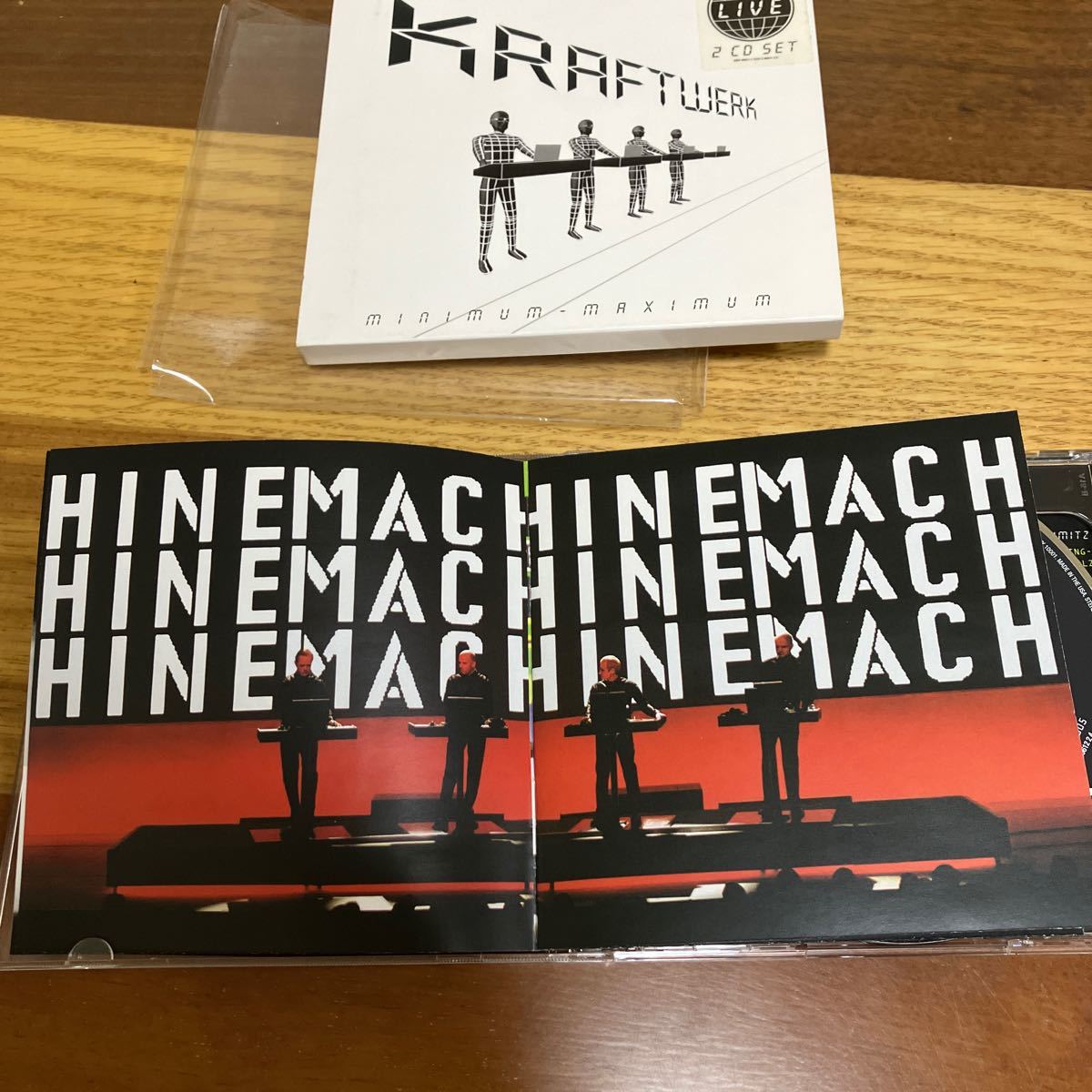 ２枚組 kraftwerk/minimum-maximum/LIVE.紙スリーブ仕様.ASTRALWERKS.2005.クラフトワーク.live盤.autobahn.名盤の画像10