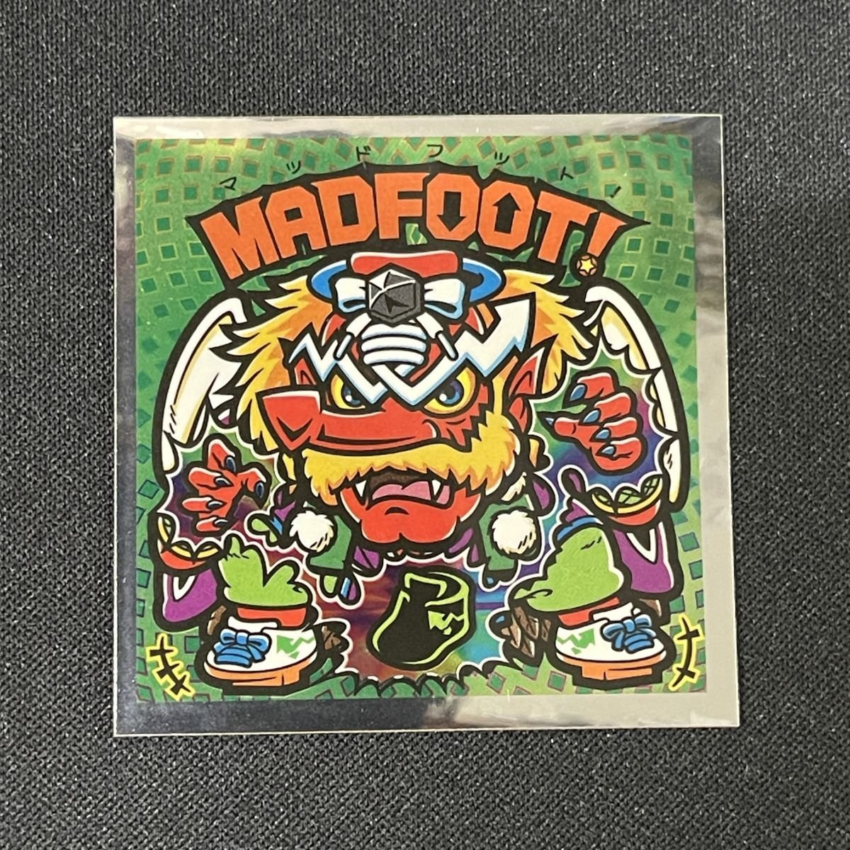 【状態S】MADFOOT！ マッドフット 自作シール ビックリマン風【YA1434】_画像1