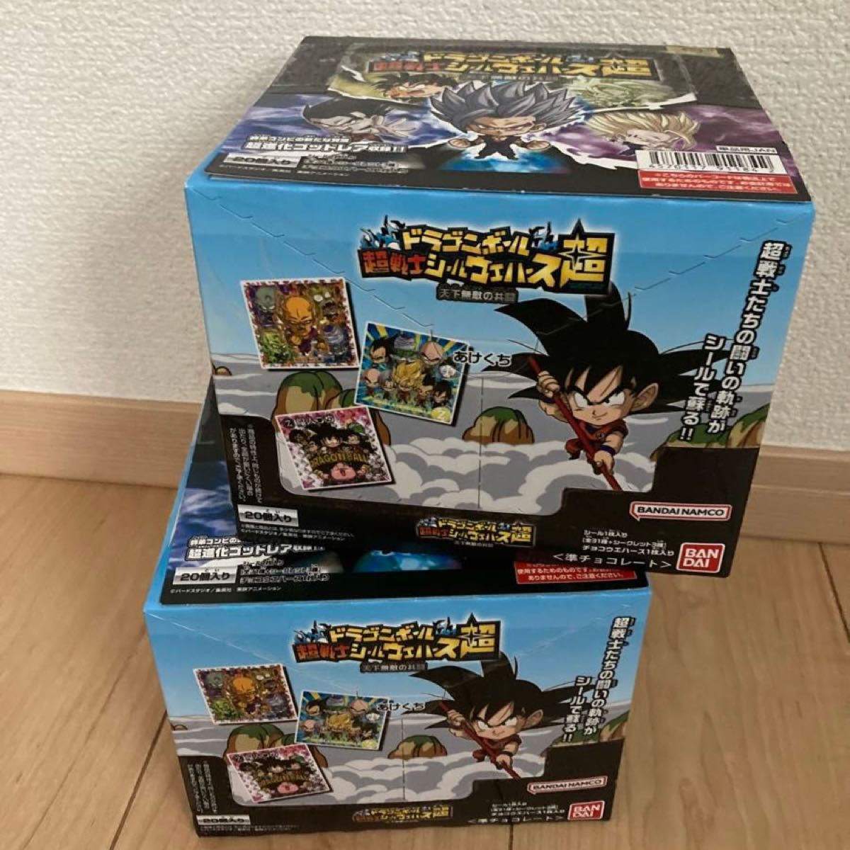 最終値下げ ドラゴンボール ウエハース 箱ごと シール入り 二箱 最終値下げ ドラゴンボール ウエハース 箱ごと シール入り 二箱