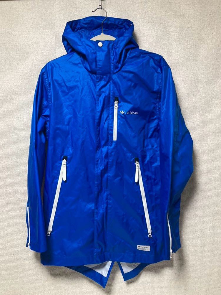 ... товар в хорошем состоянии   adidas   оригинал ...  rain wear   дождь   пальто   размер  S BULE COLLECTION M-RAIN COAT  синий  W40940  рекомендуемая розничная цена 21000  йен 