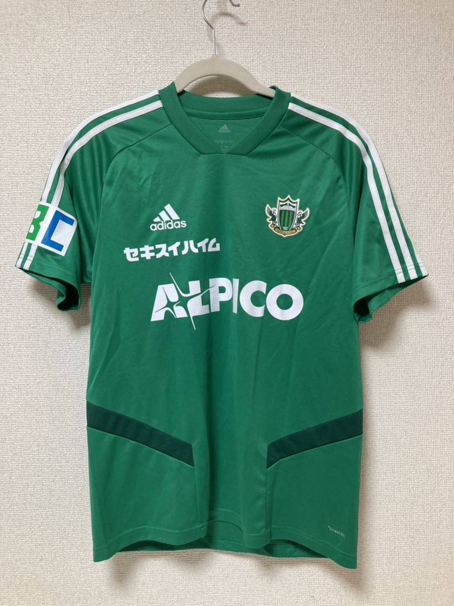 adidas アディダス 2019松本山雅FC プラクティスウェア プラクティスシャツ サイズL_画像1