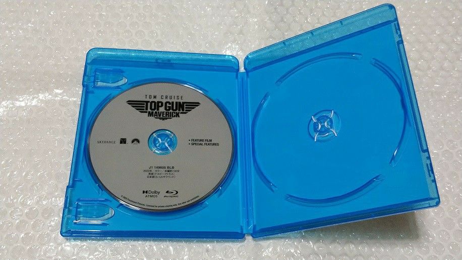 トップガン マーヴェリック Blu-ray ブルーレイ 純正ケース付 新品未使用品 国内正規品 トム・クルーズ