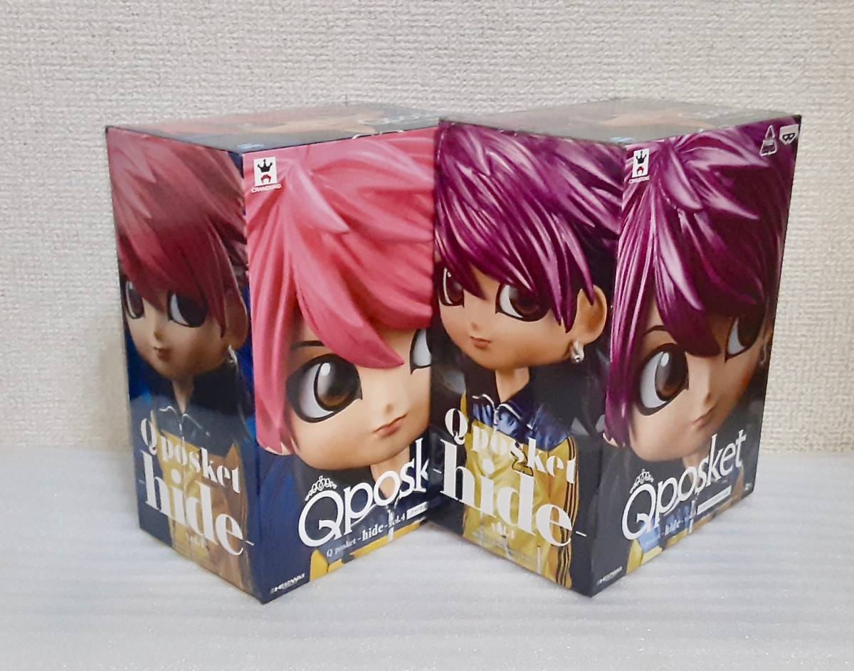 Qposket hide vol.4 ノーマルカラー / メタリックカラー　フィギュア　Q posket ヒデ X JAPAN　未開封品_画像2