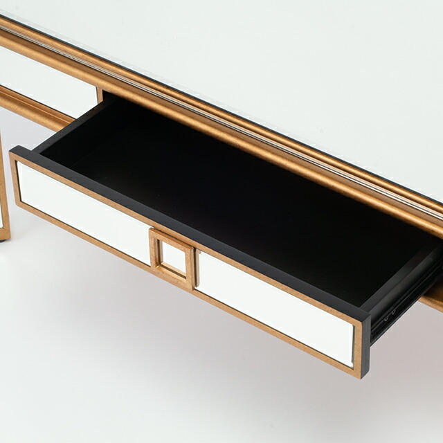 テーブル ローテーブル ソファテーブル ミラーファニチャー アンティーク調 ロマンチック フレンチ 木材 ミラー メゾンドシェリー HNM-004_画像8