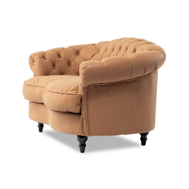  sofa sofa 2 seater .2 person for antique Cesta - field Camel imitation leather antique style stylish Mousofamo- sofa NM2P39K