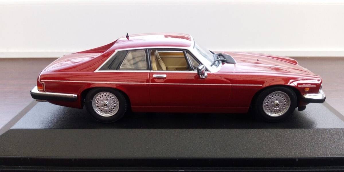 【稀少色】Ж ミニチャンプス 1/43 PMA ジャガー XJ-S クーペ 1980 レッド Ж MINICHAMPS JAGUAR XJS Coupe Carnival Red Ж Daimler XJS-Rの画像2