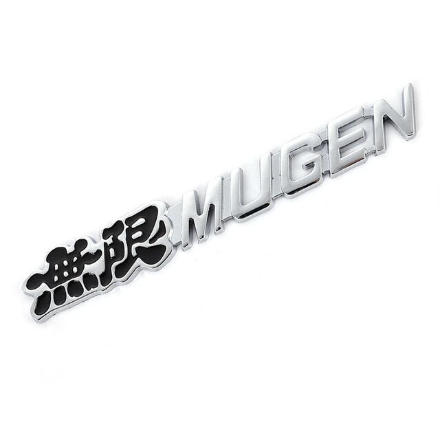 【色々選べる4色！】MUGEN 無限 高品質 メタルエンブレムA（メッキ黒/メッキ赤/ブラック赤/レッド黒）_画像6