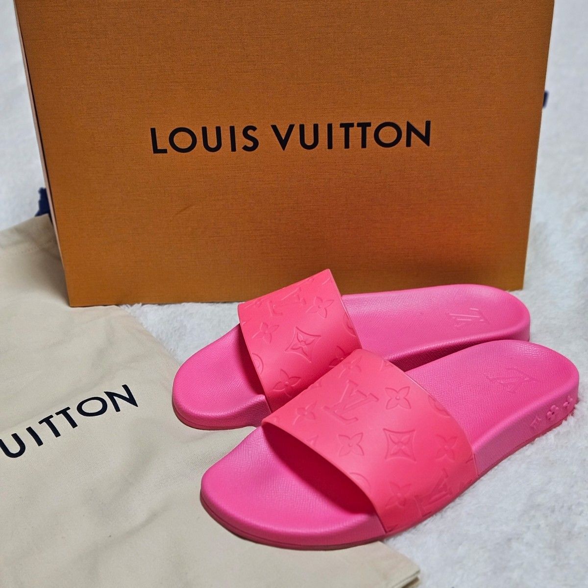 LOUIS VUITTON ルイヴィトン ウォーターフロントライン サンダル 靴 ミュール 美品 26cm