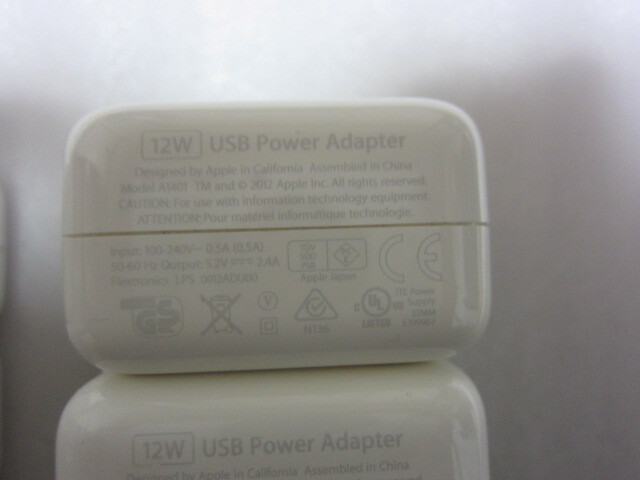 Apple USB電源アダプタ 10W 8個と12W 3個　計11個と Lightning - USBケーブル（1 m）11本_画像5