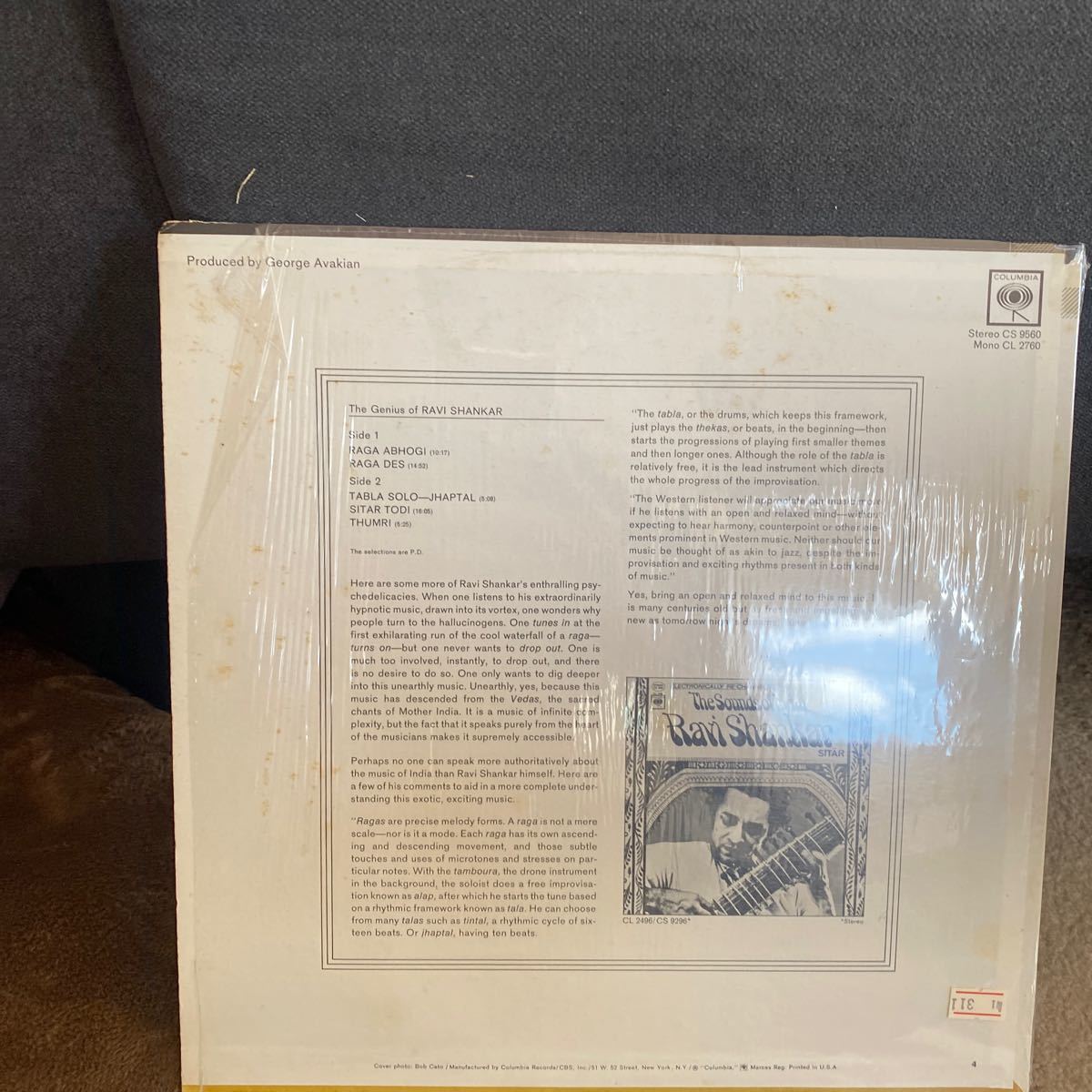 LPレコード★洋楽★RAVI SHANKAR★THE Genius of RAVI SHANKAR★レコード大量出品中★まとめ買いがお得★_画像5