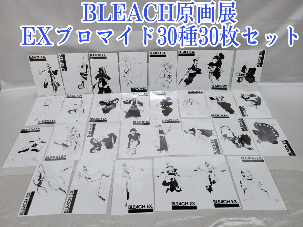 BLEACH EX原画展原作ブロマイド30枚セット/全巻新品未使用/G03