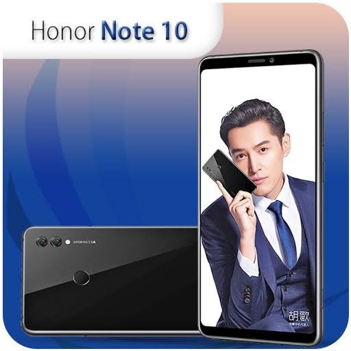 【中古】HUAWEI HONOR NOTE 10 SIMフリー デュエルSIM 64GB BLACK (6GB RAM)海外版 箱,説明書,梱包材あり