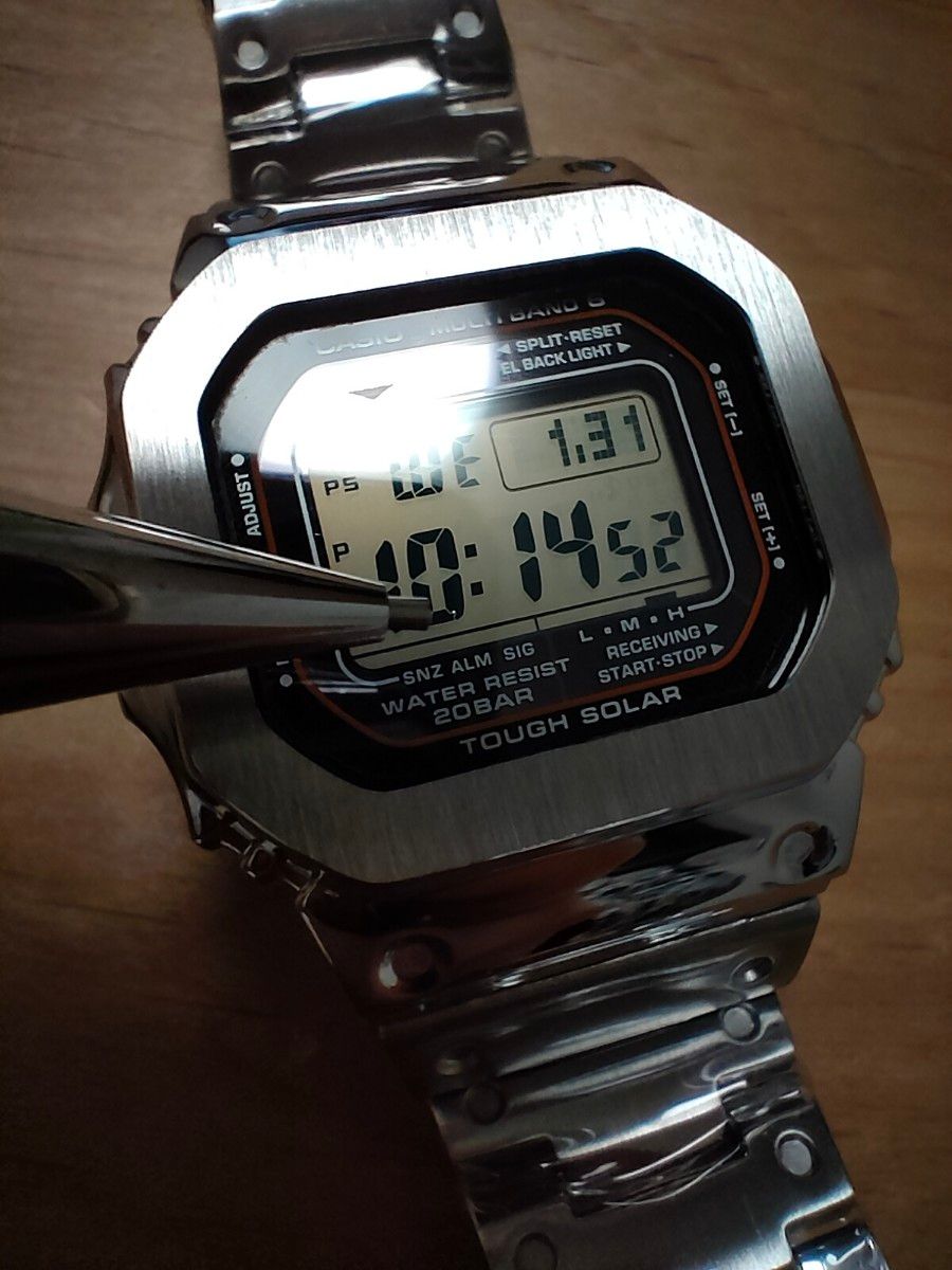 G-SHOCK フルメタルカスタム 電波ソーラー GW-M5610R シルバー G-SHOCK フルメタルカスタム 電波ソーラー GW-M5610R シルバー