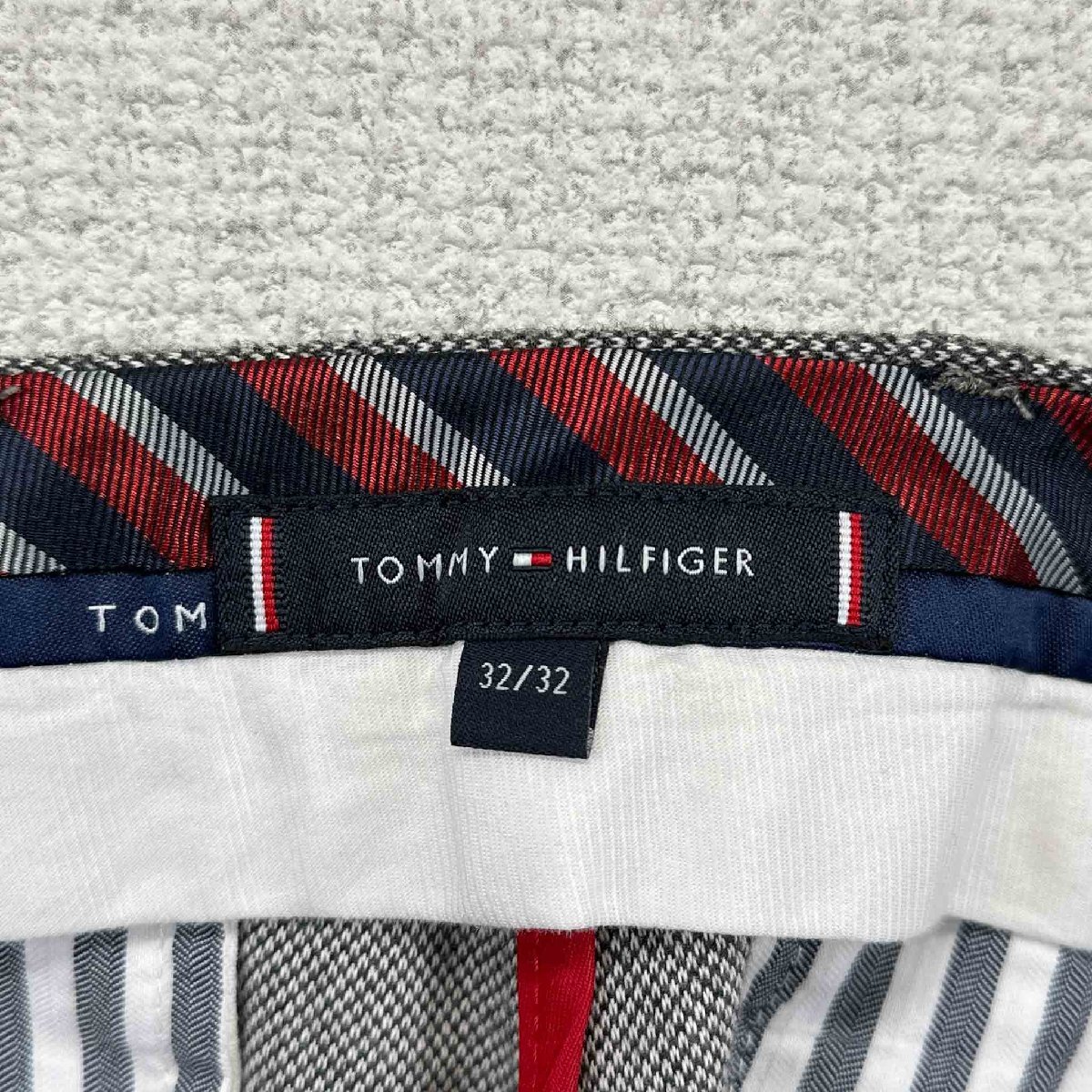 TOMMY HILFIGER トミーヒルフィガー パンツ ボトムス グレー系 サイズ32 オーガニックコットン メンズ ヴィンテージ 6_画像4