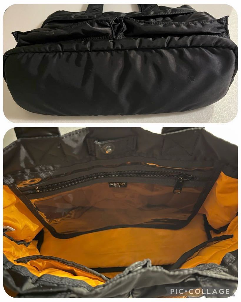 希少】PORTER / TANKER / TOTE BAG / 旧モデル / BLACK 希少】PORTER / TANKER / TOTE BAG / 旧モデル / BLACK