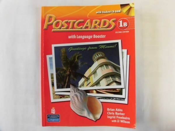 中古 英語教材 Postcards 1B PEARSON CD-ROM付き【0004766】_画像1