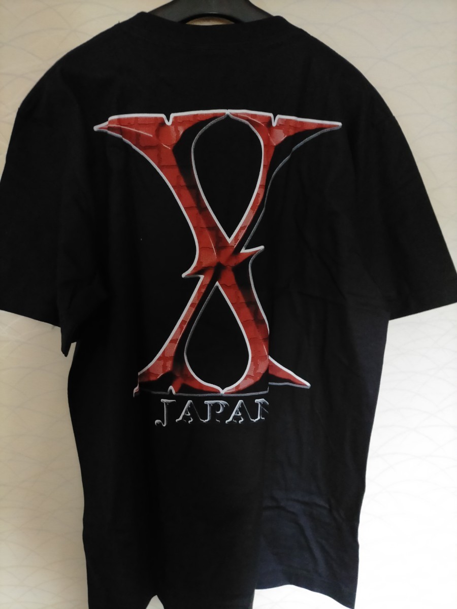 新品デッド】hide シングルステッチTシャツ X JAPAN 半袖L 90s