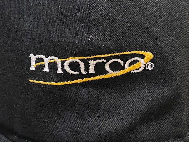 希少 Y2K ビンテージ marco × SHARP シャープ 企業ロゴ刺繍 キャップ CAP ベースボール 帽子 90s SONY