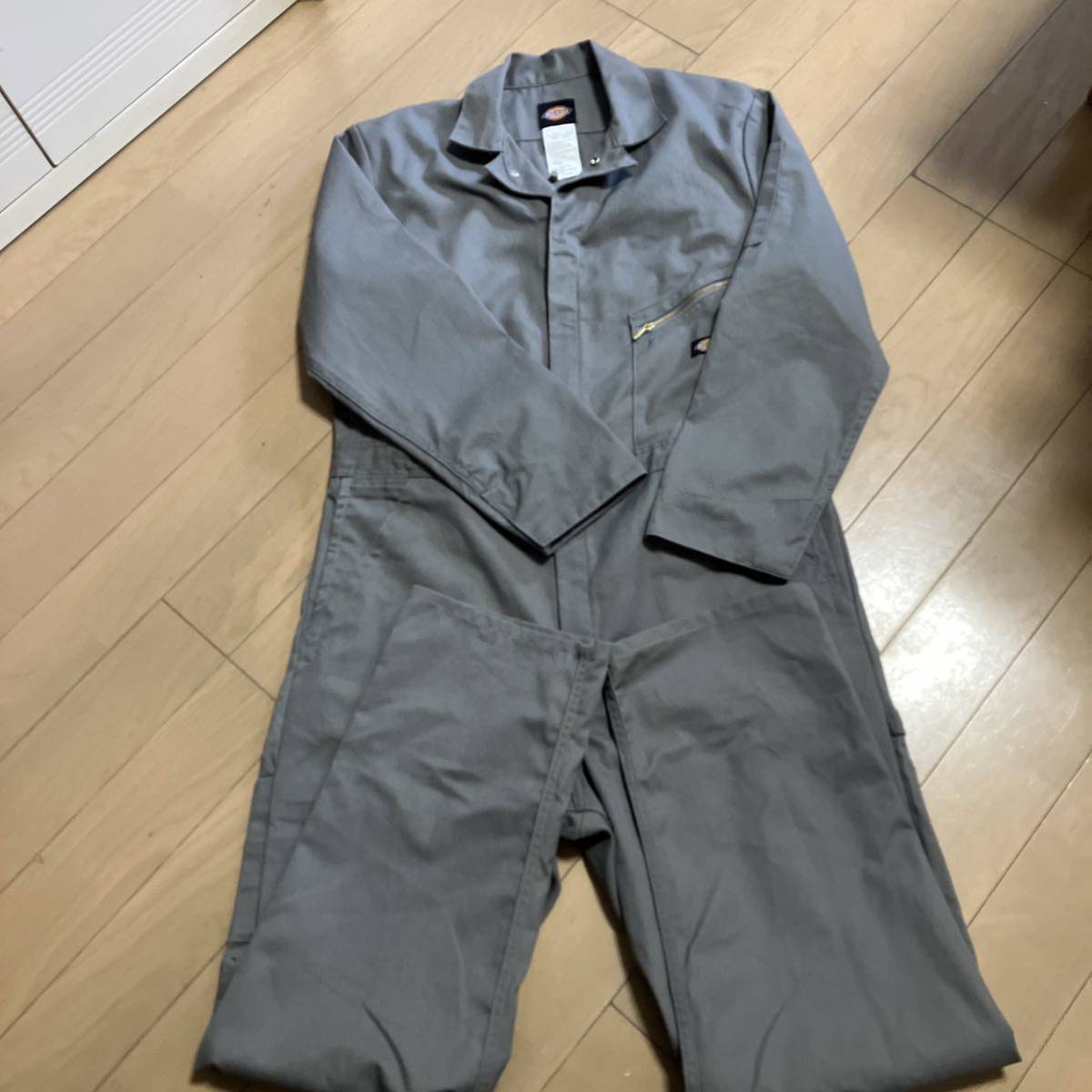 【美品】Dickies 長袖ツナギ size L 品番48799GY_画像2