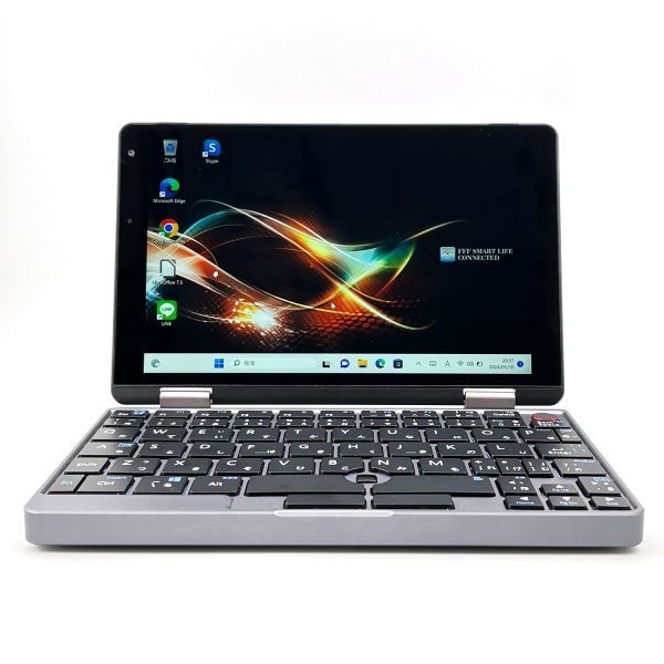 超美品2in1パソコン! IRIE FFF-PCM2B 8型 ミニノートPC Gemini Lake N412/eMMC128GB/メモリ6GB/2022年 ノートパソコン 未使用 FFF-049_画像2