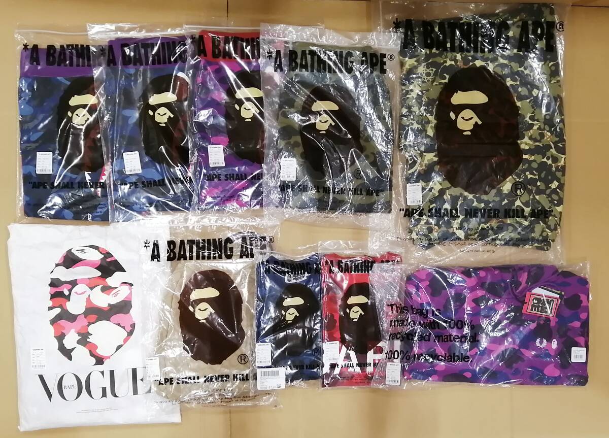 A BATHING APE XLサイズ　まとめ売りセット_画像1