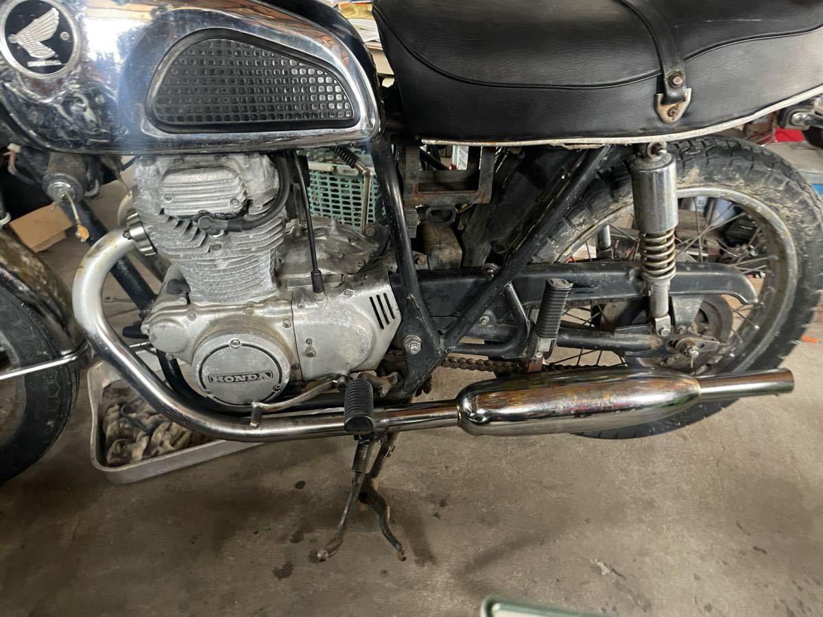 ホンダ　cb250 cb350 色々　ゴッチャリ　ショートパーツ　ステップ　ブレーキ　ミラー　チェーンカバー　ツールボックスなど_画像7