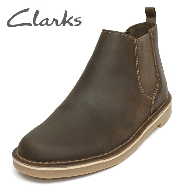 クラークス 靴 メンズ ブーツ サイドゴア 9 1/2 M(約27.5cm) CLARKS Bushacre 3UP 新品_画像1
