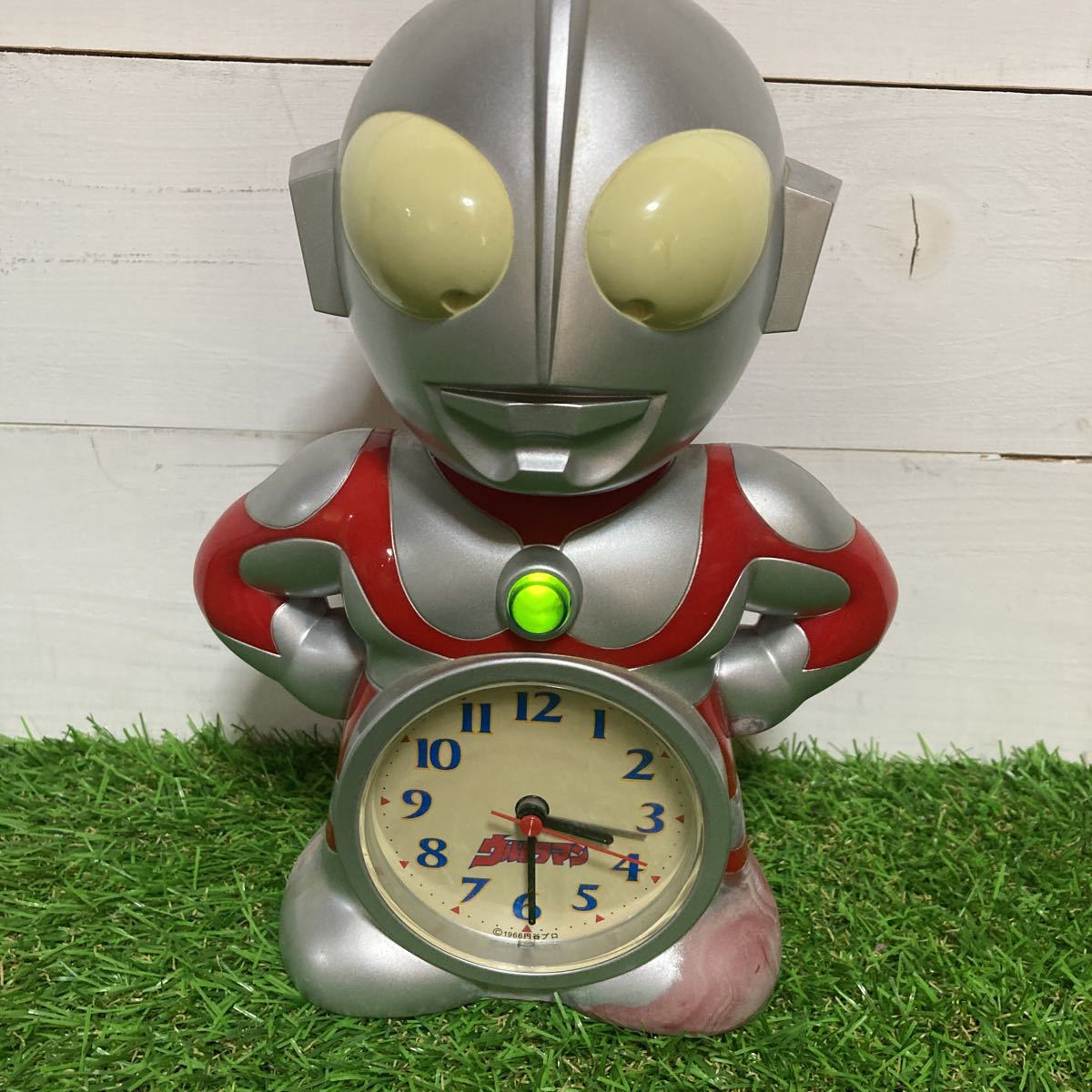 ウルトラマンおしゃべり音声目覚まし時計　ジャンク品　ウルトラマン JF336 1966 円谷プロ　昭和レトロ_画像2