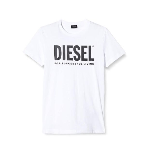 DIESEL Tシャツ L ロゴ　半袖　ホワイト ディーゼル_画像1