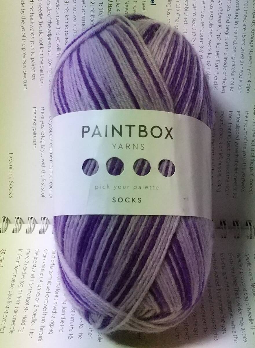 PAINTBOX ソックヤーン SZ05 Zebra-violette_画像1