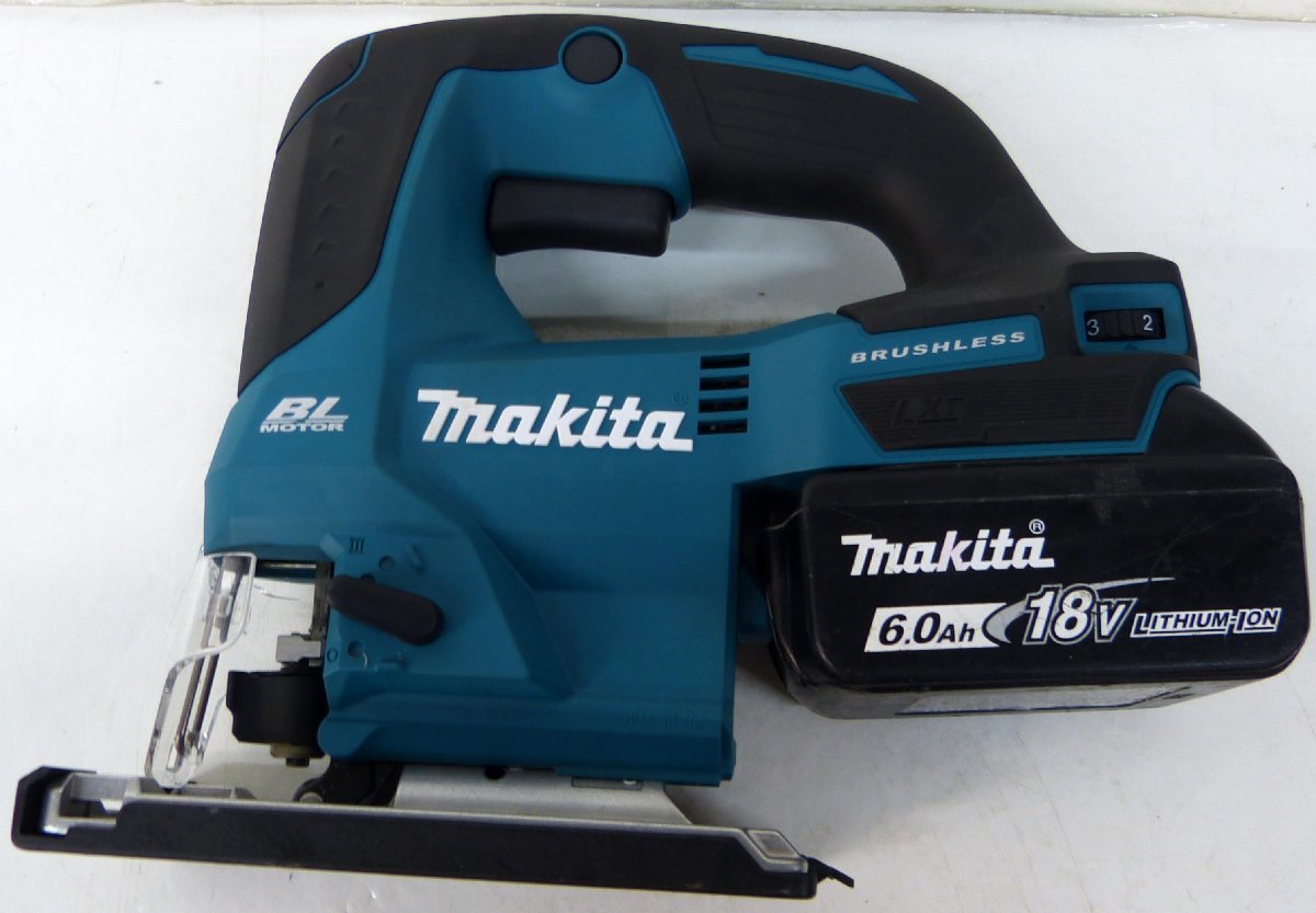 *makita Makita rechargeable jigsaw [JV184D] charger / battery 1 piece / case attaching USED goods *