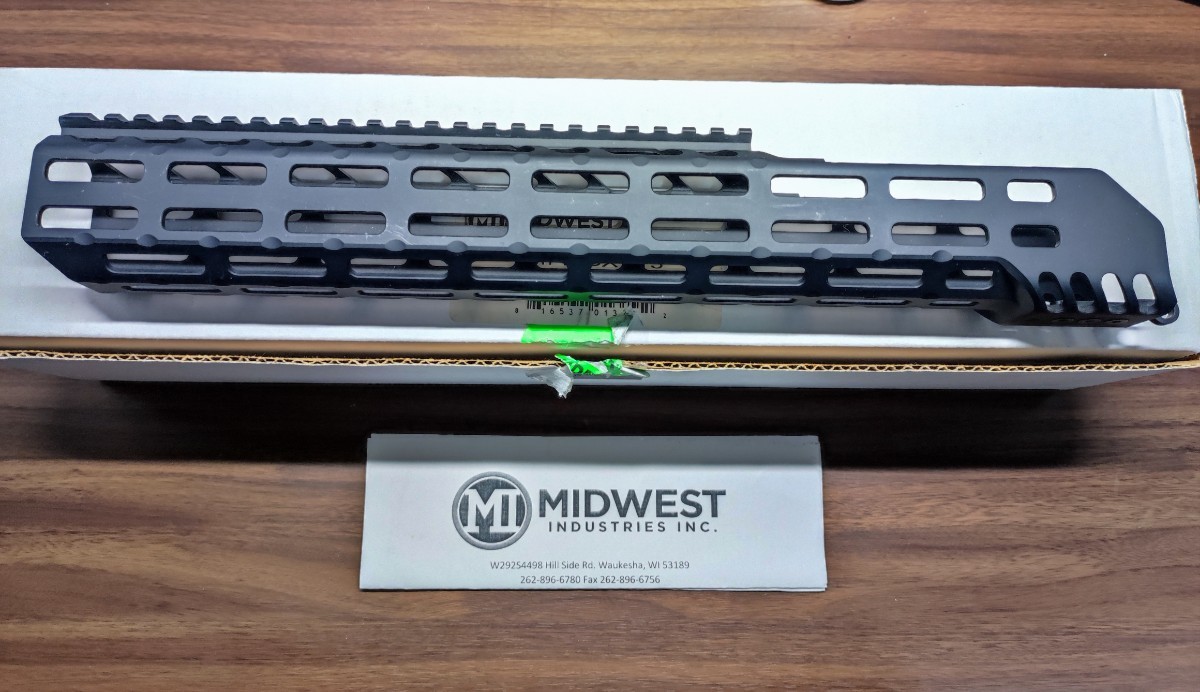 実物 MIDWEST MCX VIRTUS HANDGUARD 15inch Mi MI 15 ハンドガード M-LOK 15インチ SIG SAUER GBB VFC