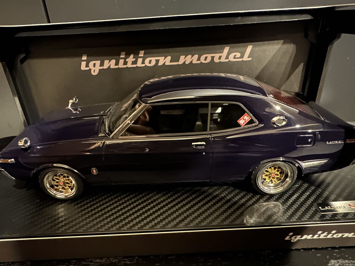 [新品] 1/18 IG3136 Nissan Laurel 2000SGX (C130) Purpleイグニッションモデル ignition model 日産 ローレル 前期 後期 ブタケツ 旧車の画像3
