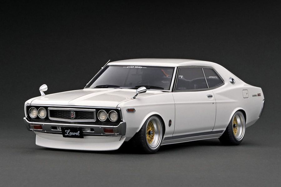 [新品] 1/18 IG3010 Nissan Laurel 2000SGX (C130) Whiteイグニッションモデル ignition model 日産 ローレル 前期 後期 ブタケツ 旧車_画像10