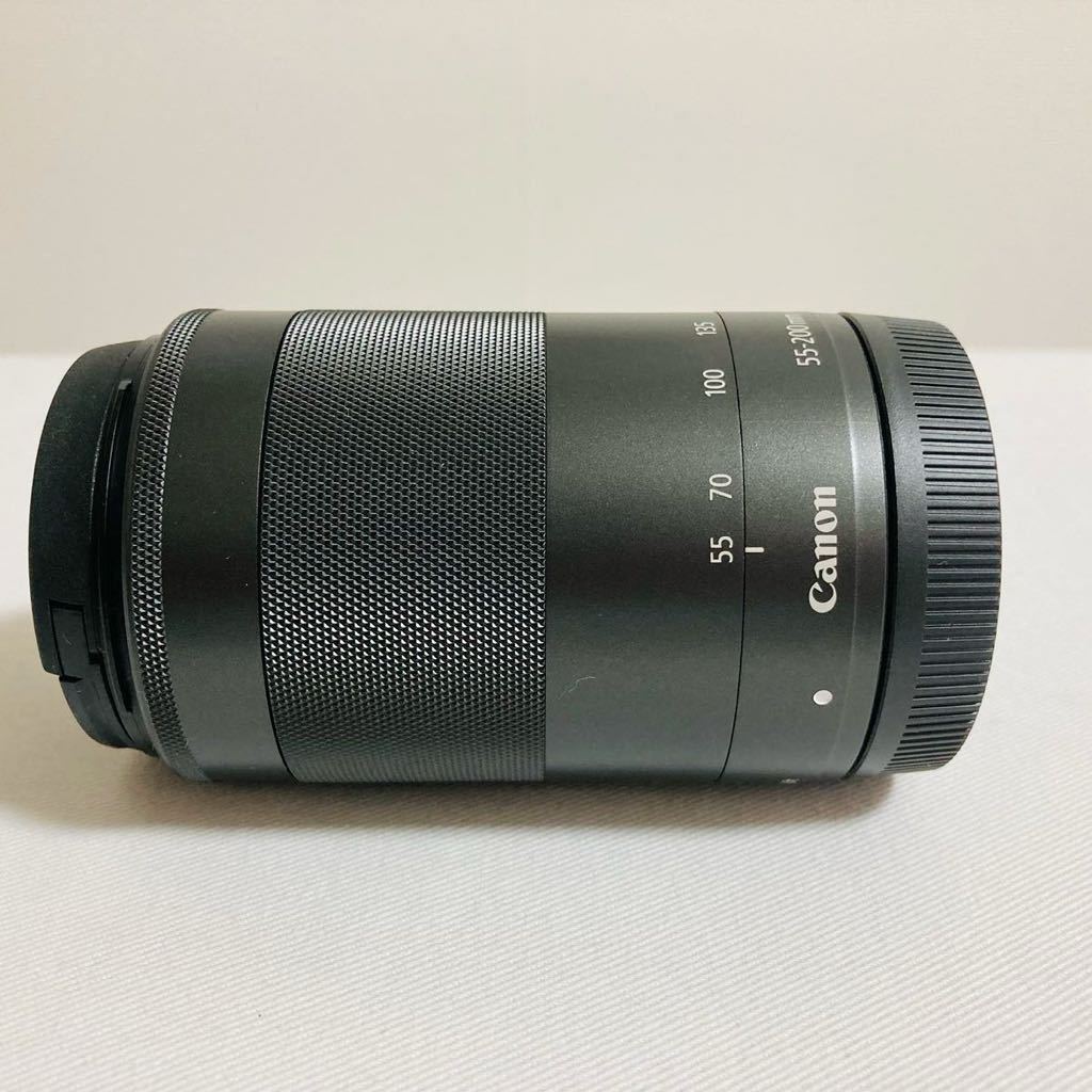 新品未使用】Canon EF-M 55-200mm F4 5-6 3IS STM 望遠レンズ ブラック