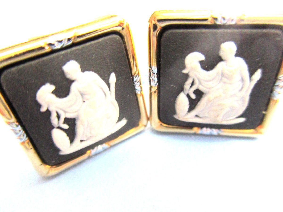 * Tochigi shop!1759 year establishment!Made In ENGLAND[WEDG WOOD] Wedge wood jasper cuffs set *