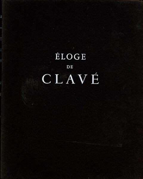 アントニ・クラーベ版画集「Eloge de Clave」　Mannel Bruker　仏語版　限200　リトグラフ7図（S:32×25）　1958年　Antoni Clave_画像2