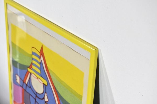 フンデルトヴァッサー版画額「作品3」木版画　49.5×38　F:61.5×44　Friedensreich Hundertwasser_画像3