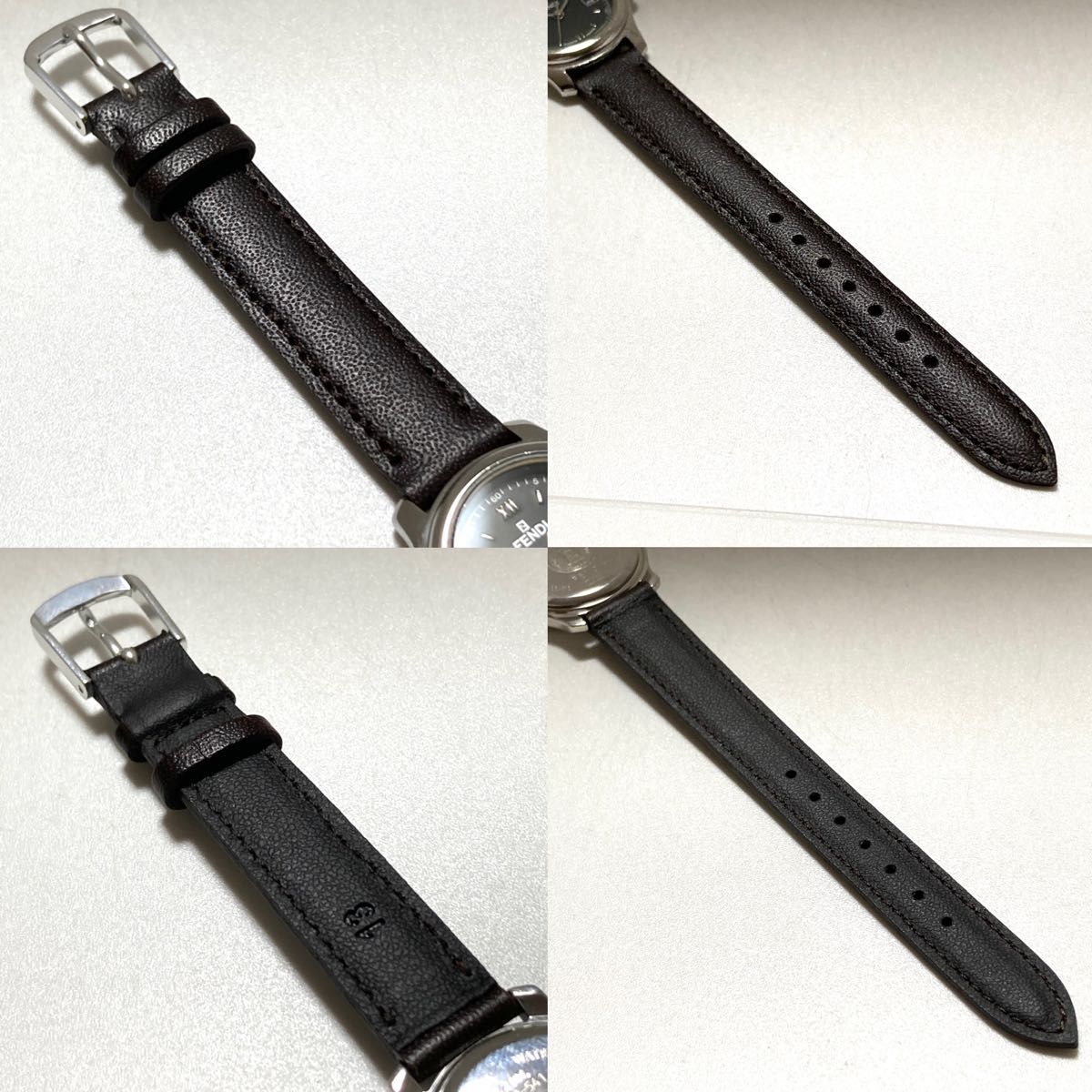稼働品☆新品電池 FENDIフェンディ 4000L 純正ベルト 稼働品☆新品電池FENDIフェンディ4000L純正ベルト