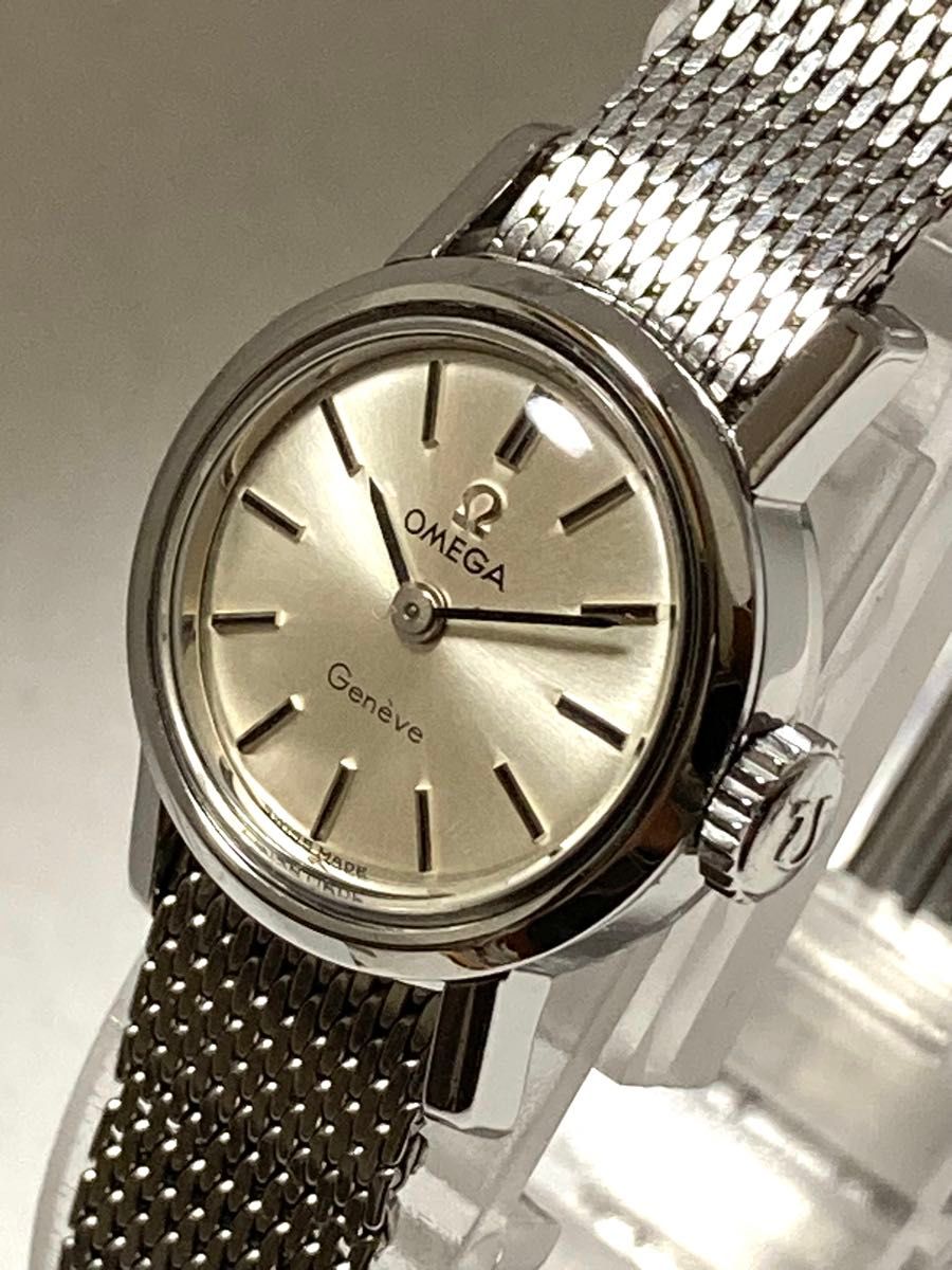 美品！　OMEGA オメガ　ジュネーブ　手巻き　純正ベルト　レディース腕時計　本日だけ値引き！　35300円