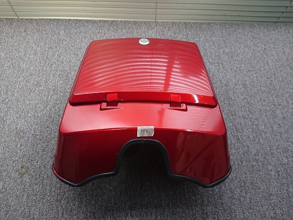 HONDA タクト フルマーク AB07 純正フロントBOX 赤色 キレツありの画像1