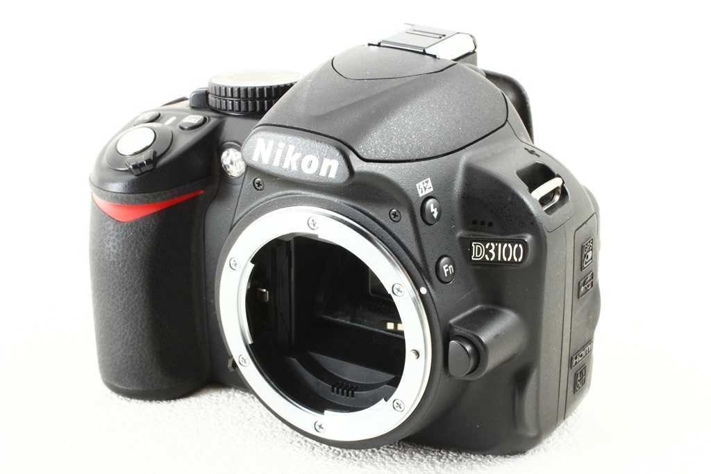 美品◆Nikonニコン D3100 18-55/55-200 VR Wレンズ ブラック◆1420万画素/A3154_画像4