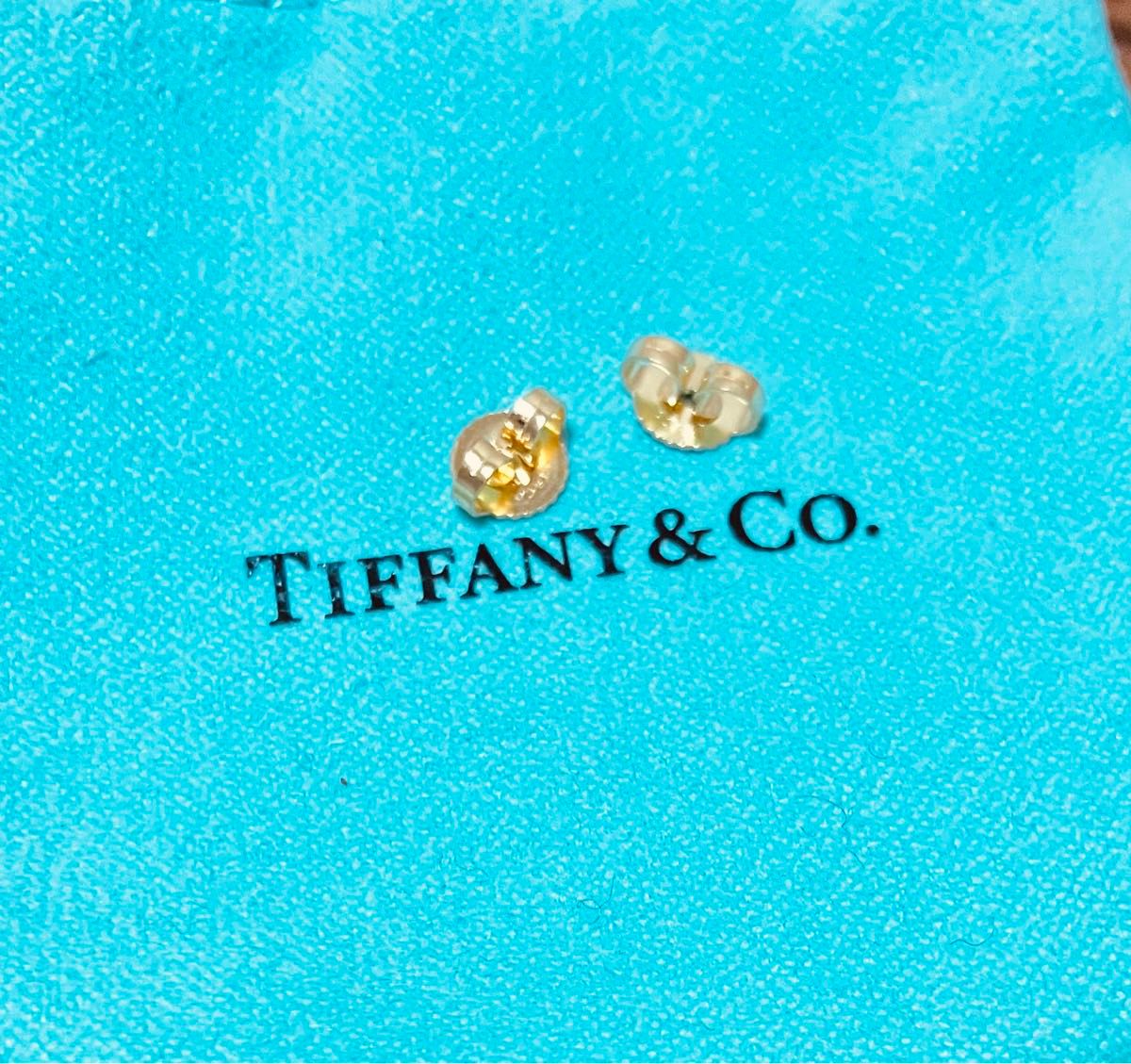 Tiffany ピアスのキャッチ イエローゴールド 両耳【ティファニー Tiffany ピアスのキャッチ イエローゴールド 両耳【ティファニー