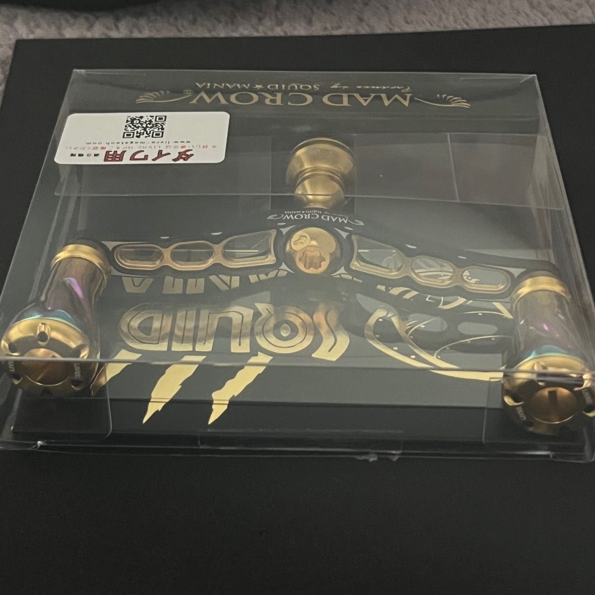 スクイッドマニア MADCROW98 Wアルマイト仕様 ブラック&ゴールド スクイッドマニア MADCROW98 Wアルマイト仕様 ブラック&ゴールド
