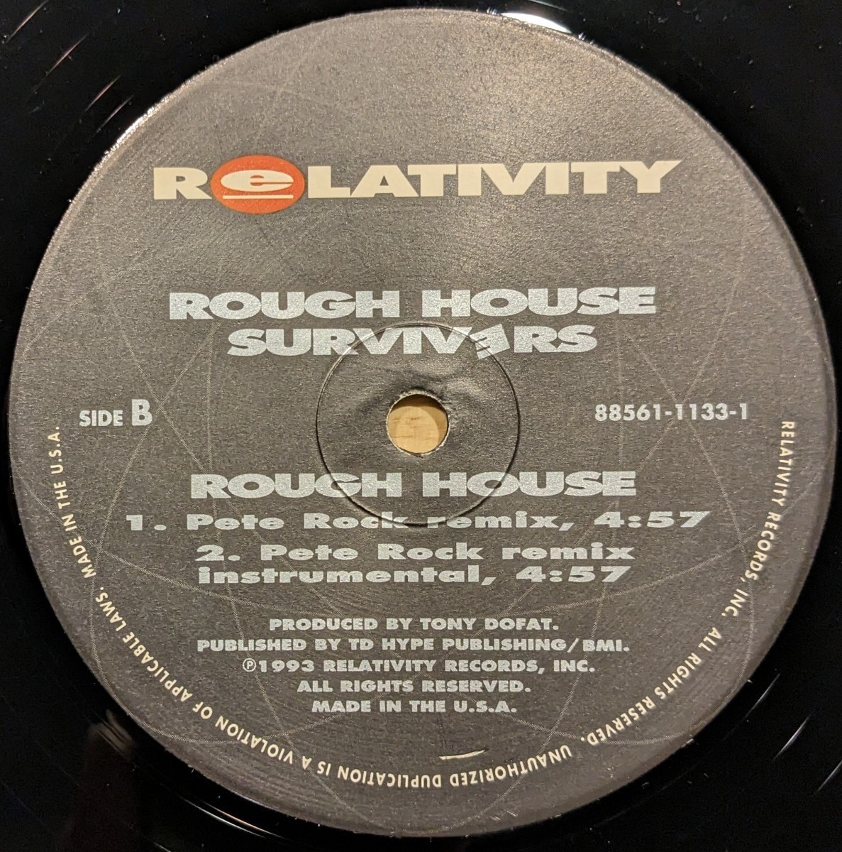 ■USオリジナル■ROUGH HOUSE SURVIVERS / Rough House - Pete Rock Remix■90sクラシック_画像2