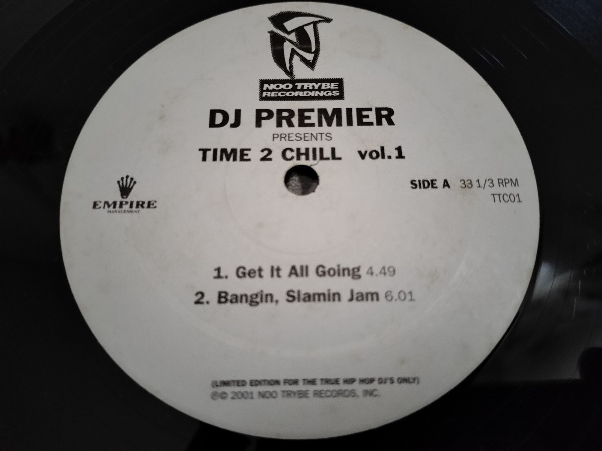 極美品 DJ premier / TIME 2 CHILL vol.1 / インストhiphop / BREAKBEATS / 2枚組 / DJプレミア ラスト値下げの画像3