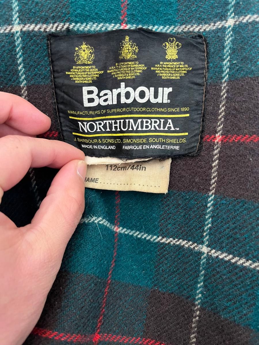 希少　90s 英国製　Barbour　 NORTHUMBRIA　オイルドジャケット