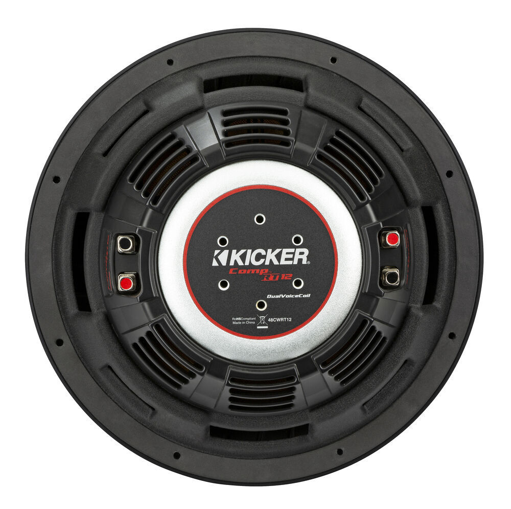 ■USA Audio■キッカー Kicker 最新CompRTシリーズ CWRT12 (48CWRT124) ●薄型 30cm 4Ω DVC Max.1000W ●保証付●税込_画像5