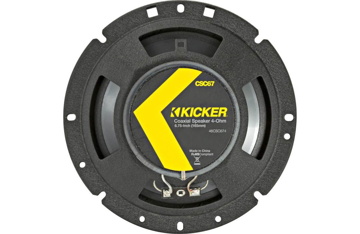 ■USA Audio■キッカー Kicker CSシリーズ薄型 CSC674 (46CSC674) 16.5cm (6.75インチ）Max.300W ●保証付●税込_画像8